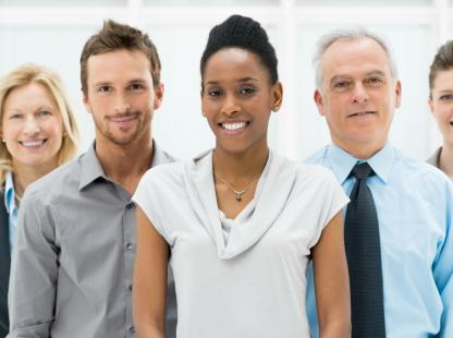 stock photo of a group of professionals